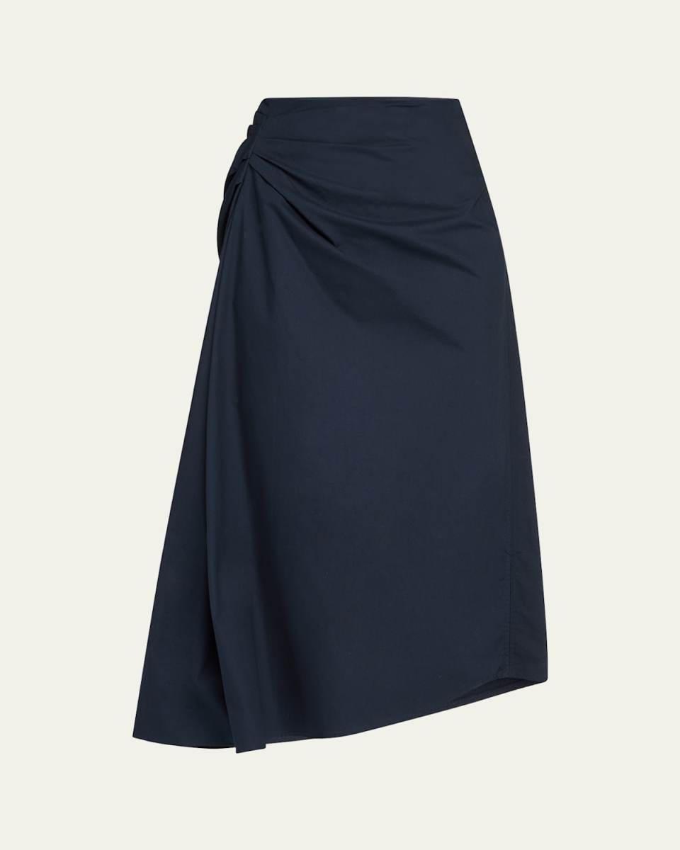 Tessa Ruched Midi Skirt